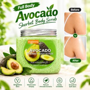 Avocado Color Body Scrub