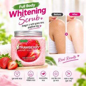 Strawberry Color Body Scrub